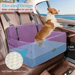 HEGGCOOE plush cover provides soft comfort on long road trips.