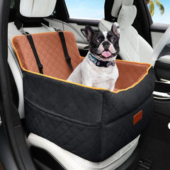 HEGGCOOE small dog car seat with elevated view for calmer rides