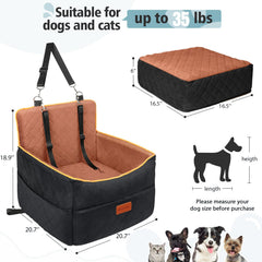 HEGGCOOE plush fabric booster seat offers soft, cozy comfort on every journey
