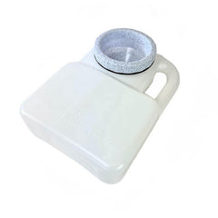 Heininger WaterBoy no-spill travel bowl keeps water contained on the road.