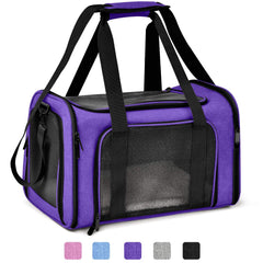 Henkelion large cat carrier in durable polyester fabric for daily travel