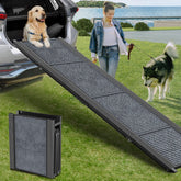 HerCcreta wigge 71-inch dog ramp for easy car entry and joint-friendly loading.