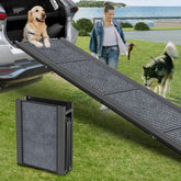 HerCcreta wigge upgraded dog ramp with 71-inch length for smoother car entry