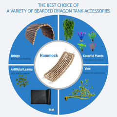 HERCOCCI reptile mat offers soft, durable play surface.