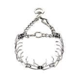 Herm Sprenger chrome-plated training collar with quick-release snap for easy handling