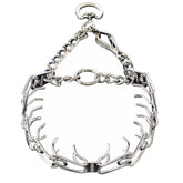 Herm Sprenger chrome prong collar, 25in, 4mm gauge for durable training and even pressure