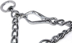 D-ring leash connection on Herm Sprenger collar for reliable lead attachment