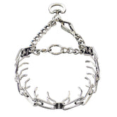 Herm Sprenger prong collar close-up with 2.25 mm prongs for controlled training.