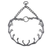 Herm Sprenger prong collar mid-3.2mm-23in showing even pressure distribution for training