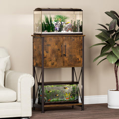 Herture stand cabinet close-up highlighting smooth door and accessible storage