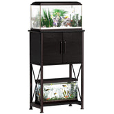 Herture stand top surface ready for 5-10 gallon tanks, 20.5 by 11.02 inches.
