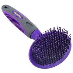 Hertzko soft pin bristle dog brush for gentle grooming.