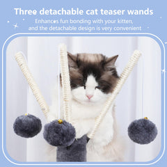 Hey-brother cat tree tower multi-level design supports climbing.