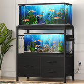 Heybly 20-29 gallon stand top view shows sturdy construction for stable aquarium setup.