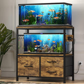 Heybly top-view stand surface supports 20-29 gallon tanks with stable layout.