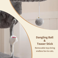 Heybly cozy hammock offers a soft resting spot for lounging cats.