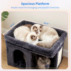 Heybly cat tree sisal scratching board protects furniture and promotes scratching