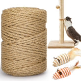 HezzLuv sisal rope 328ft coil for durable cat scratchers