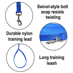 Hi Kiss nylon leash with reinforced stitching and durable clip