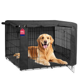 HiCaptain breathable crate cover front panel shields sun and wind while staying visible