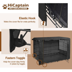HiCaptain breathable mesh promotes airflow for a cooler, calmer dog
