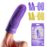 HICC PET dog toothbrush with anti-slip dots for secure, comfortable brushing