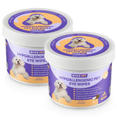 HICC PET Eyes Wipes packaging showing 200-count box for easy eye care on the go