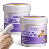 HICC Pet Teeth Cleaning Wipes pack enables no-mess, convenient pet dental care.