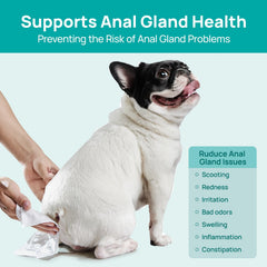 HICC PET Wipes used around the anal area for comfortable cleaning