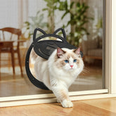 HIDROSIL cat door screen-door frame enables easy indoor-outdoor access for pets