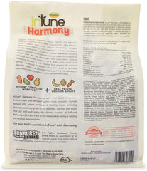 Intune Harmony ingredients closeup shows pineapple, cashews, bananas for flavor variety.