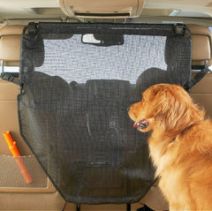 High Road barrier top panel stays upright, keeping the back seat secure for medium to large dogs.