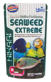 Hikari Seaweed Extreme wafers attract herbivorous fish with a rich aromatic scent