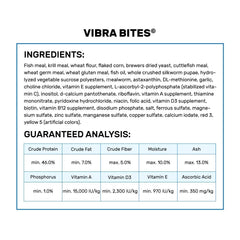 Hikari Vibra Bites balanced nutrition supports vibrant activity in tropical fish.
