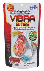 Hikari Vibra Bites bottle pour shows easy feeding and portion control