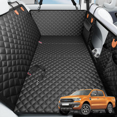 HikeSeptPals truck dog seat cover backseat shows full coverage and protection for upholstery