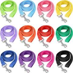 Hillban 12-color nylon puppy training leash set for daily house training.