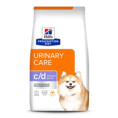 Hill's Prescription Diet c/d Multicare Low Fat dry dog food chicken 8.5 lb bag for urinary care