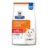 Hill's c d Multicare Stress Urinary Care Ocean Fish dry cat food bag supports urinary health