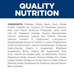 Hill's Prescription Diet d/d serving bowl showing palatable, protein-focused dinner for dogs