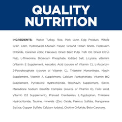 Hill's Prescription Diet i/d wet dog food turkey ingredients close-up