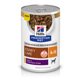 Hill's Prescription Diet k/d beef and vegetable stew canned dog food for vet-guided kidney care