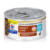 Hill's Prescription Diet k/d Early Support wet cat food can with chicken for kidney support