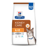 Hill's Prescription Diet k/d Ocean Fish bag front designed for kidney care cats