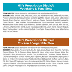 Hill's Prescription Diet k/d stew texture close-up with bite-sized chunks in gravy