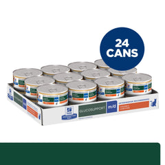 Hill's m/d GlucoSupport serving-bowl highlights palatable stew for cats