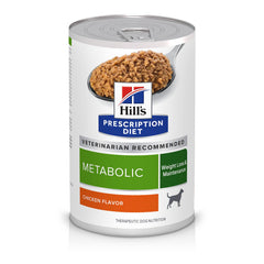 Hill's Prescription Diet Metabolic chicken can, 12-pack, supports weight management