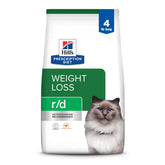 Hill's Prescription Diet r/d weight reduction bag aids cat weight management