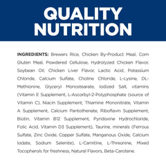 Hill's Prescription Diet r/d chicken kibble closeup; protein-rich bite supports satiety.