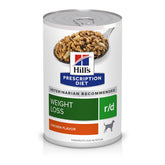 Hill's Prescription Diet r/d chicken wet dog food can for weight management
